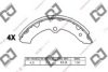 DJ PARTS BS1205 Brake Shoe Set